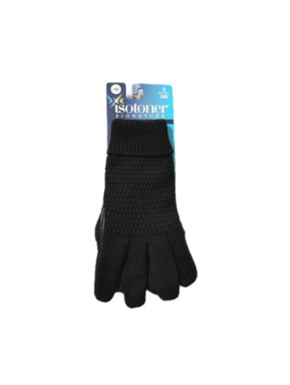 Isotoner Black Smart Dri Smart Touch Women's Gloves NWT